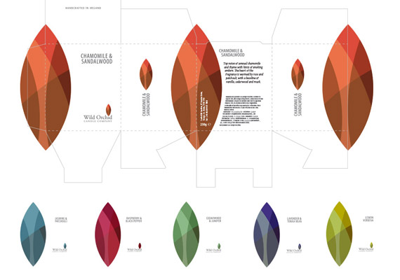 Full branding suite and packaging design for a range of luxury candles.